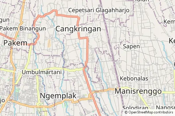 Mapa Cangkringan