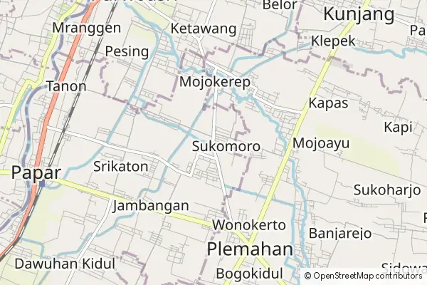 Mapa Mojokerto