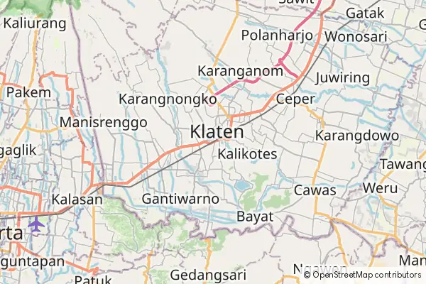 Mapa Klaten