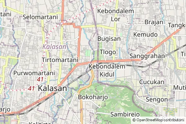 Mapa Prambanan