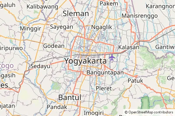 Mapa Yogyakarta