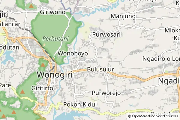 Mapa Wonogiri