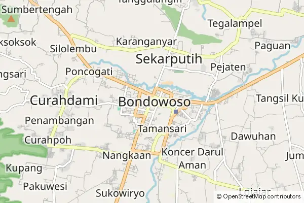 Mapa Bondowoso