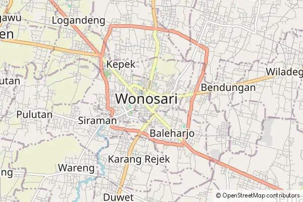 Mapa Wonosari