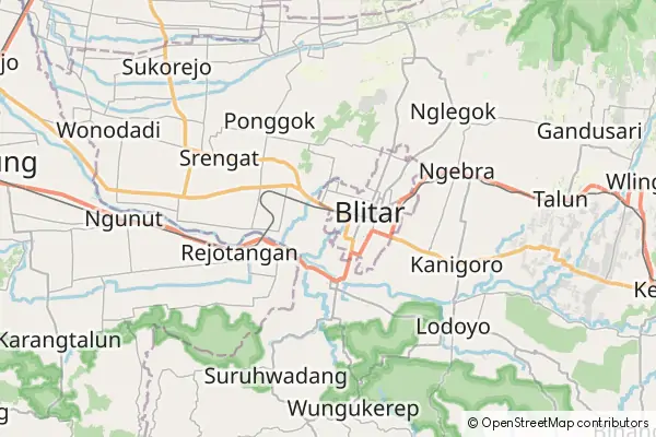 Mapa Blitar