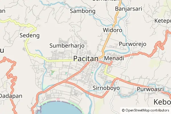 Mapa Pacitan