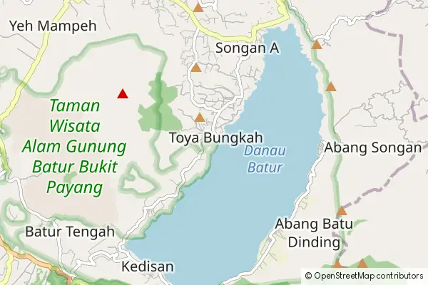 Mapa Toya Bungkah