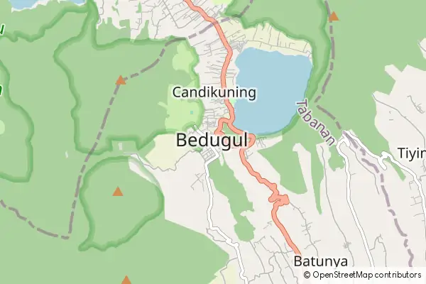 Mapa Bedugul