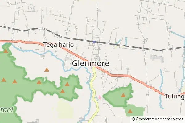 Mapa Glenmore