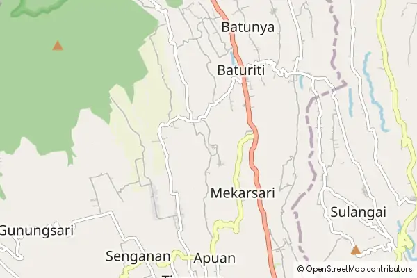 Mapa Baturiti