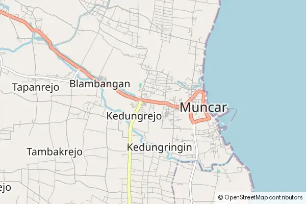 Mapa Muncar