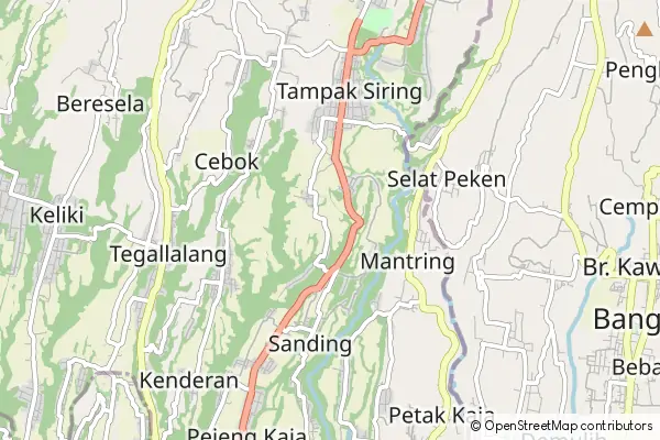 Mapa Tampaksiring