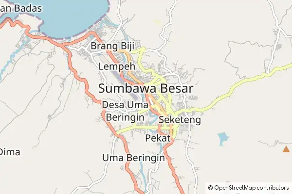 Mapa Sumbawa Besar