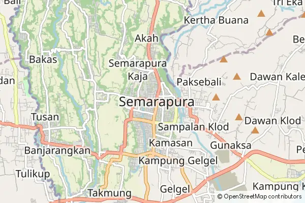 Mapa Klungkung