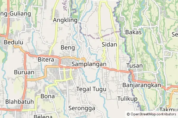 Mapa Samplangan