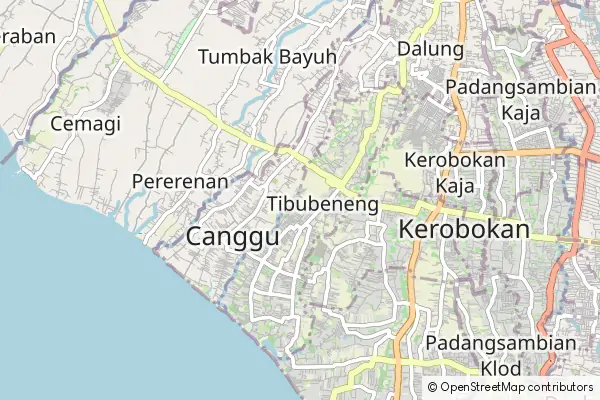 Mapa Tibubeneng