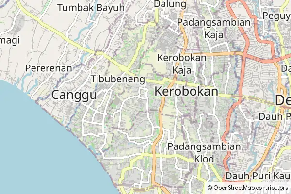 Mapa Kerobokan