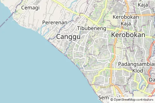 Mapa Canggu