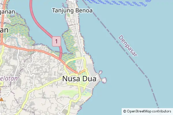 Mapa Nusa Dua