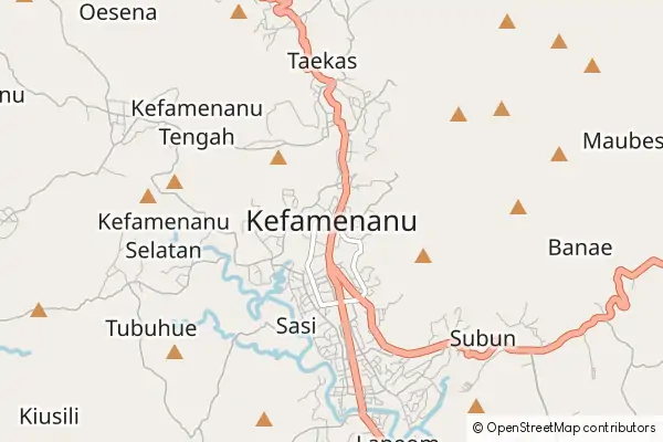 Mapa Kefamenanu