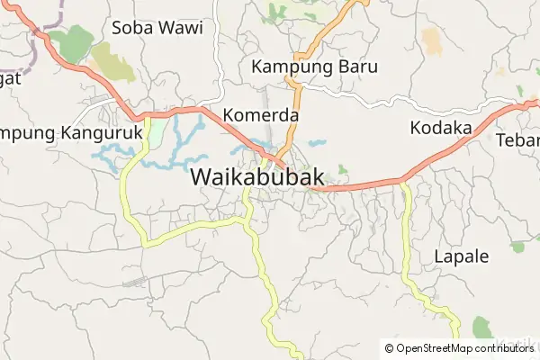 Mapa Waikabubak