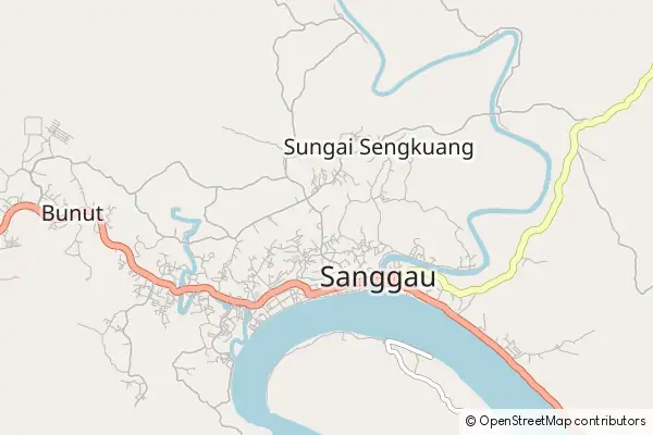 Mapa Sanggau