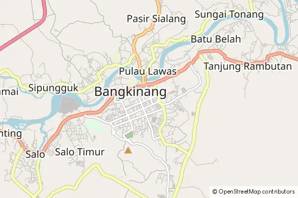 Mapa Bangkinang