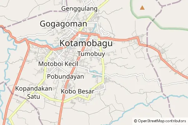 Mapa Kotamobagu