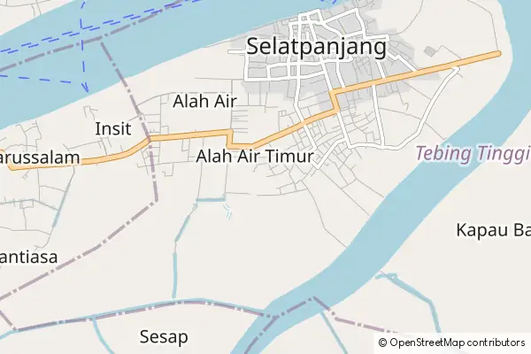 Mapa Selat Panjang