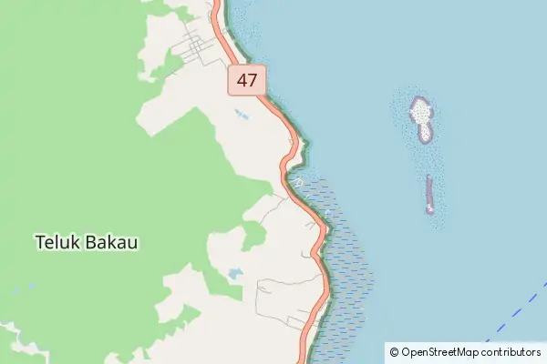 Mapa Telukbakau