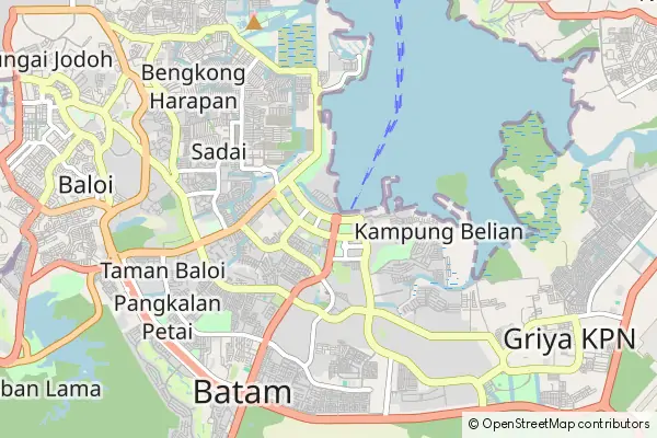 Mapa Batam Center