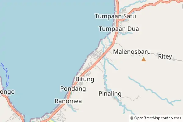 Mapa Amurang