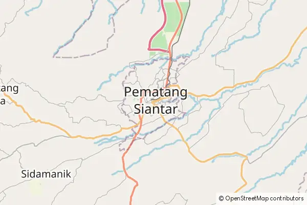 Mapa: Pematangsiantar • © OpenStreetMap contributors Mapa Pematangsiantar