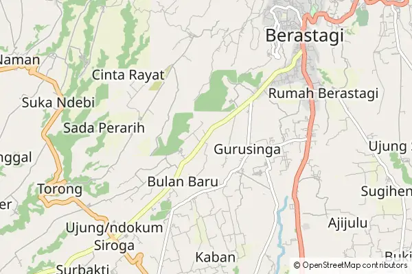 Mapa Berastagi