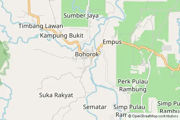 Mapa Bohorok