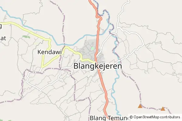 Mapa Blangkejeren