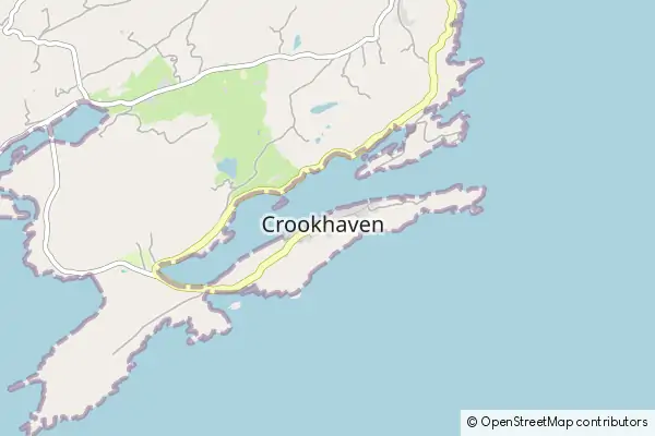 Mapa Crookhaven