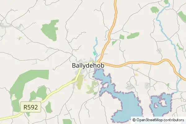 Mapa Ballydehob