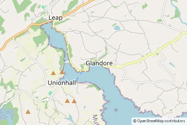 Mapa Glandore