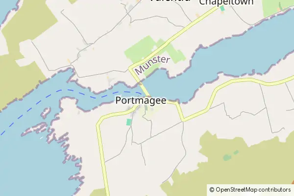 Mapa Portmagee