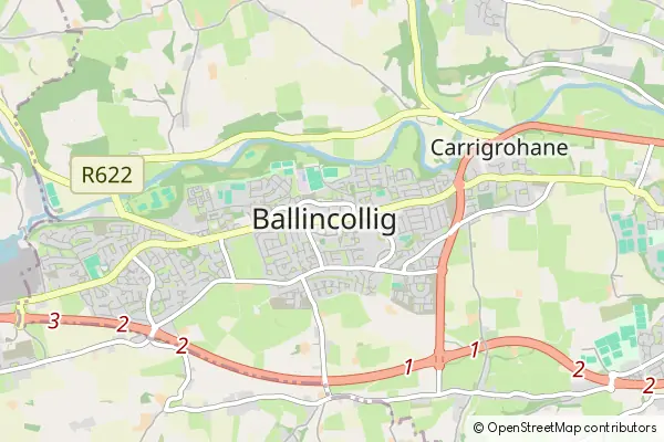 Mapa: Ballincollig • © OpenStreetMap contributors Mapa Ballincollig