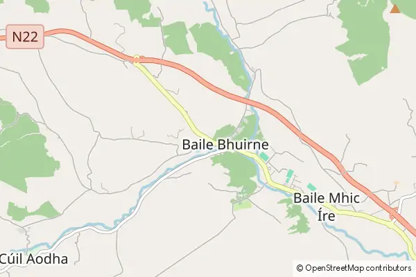 Mapa Ballyvourney