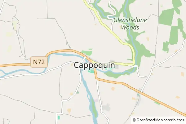 Mapa Cappoquin