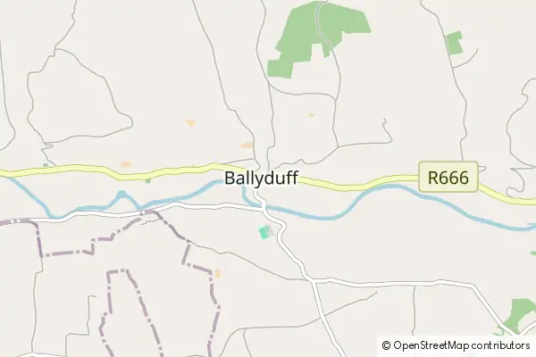 Mapa Ballyduff