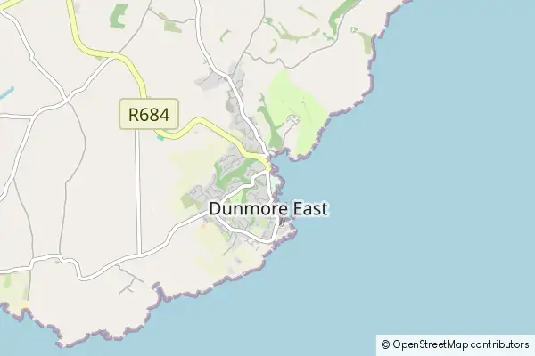 Mapa Dunmore East