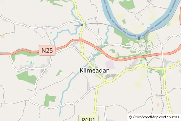 Mapa Kilmeaden