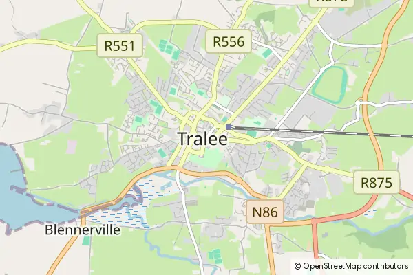 Mapa Tralee