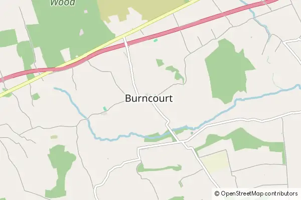 Mapa Burncourt