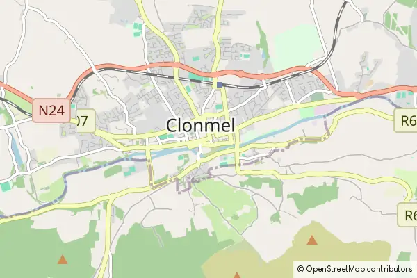 Mapa Clonmel