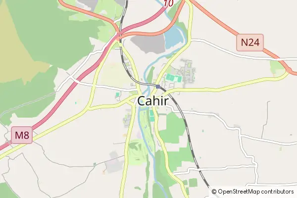 Mapa Cahir